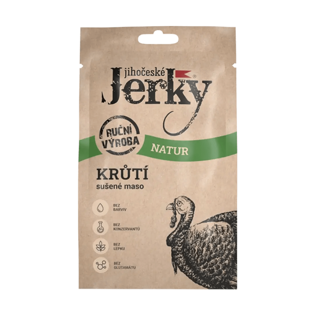 Jihočeské Jerky vepřové natur 20 g - FitMar.cz