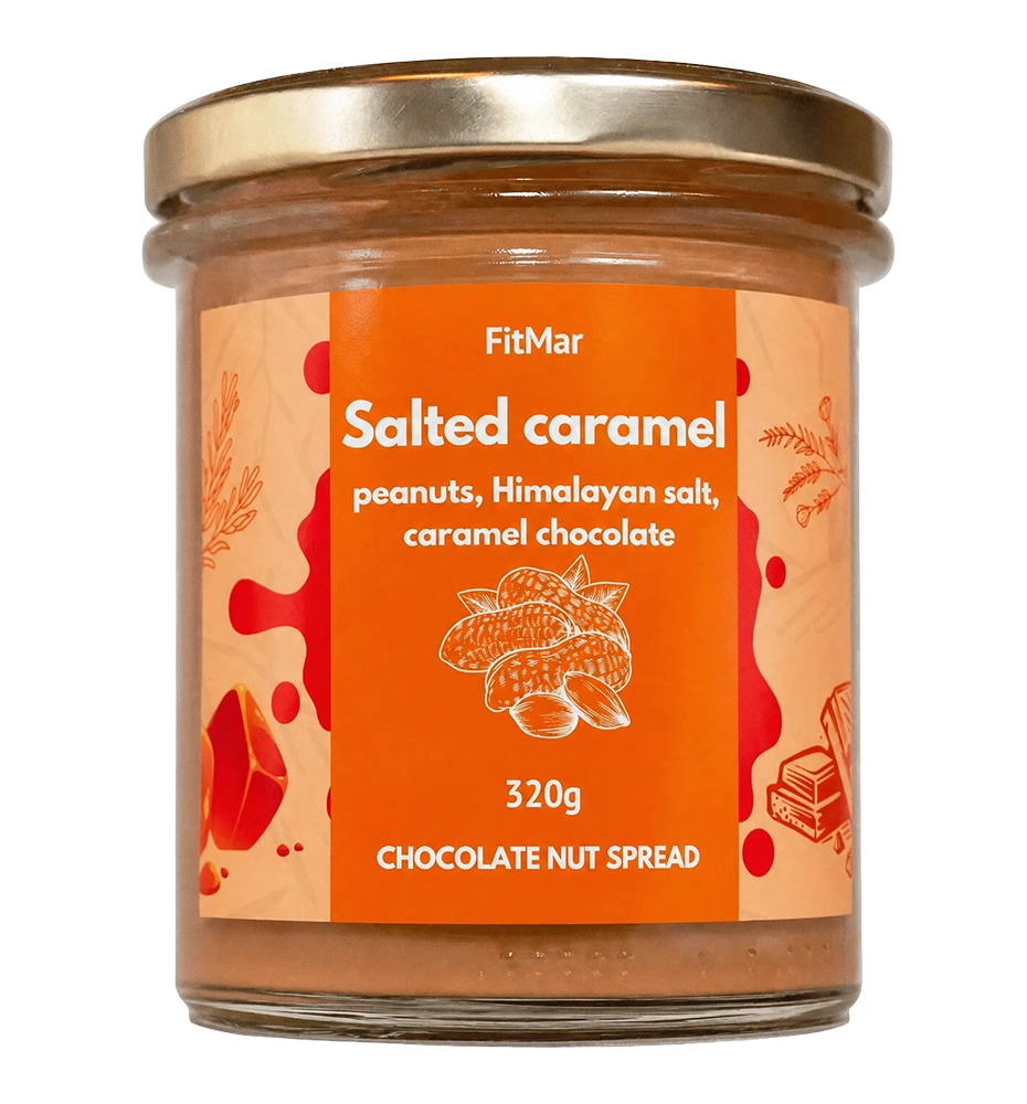 Caramel sărat cu arahide