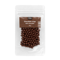 Biluțe crocante pentru cremă - ciocolată neagră 15g