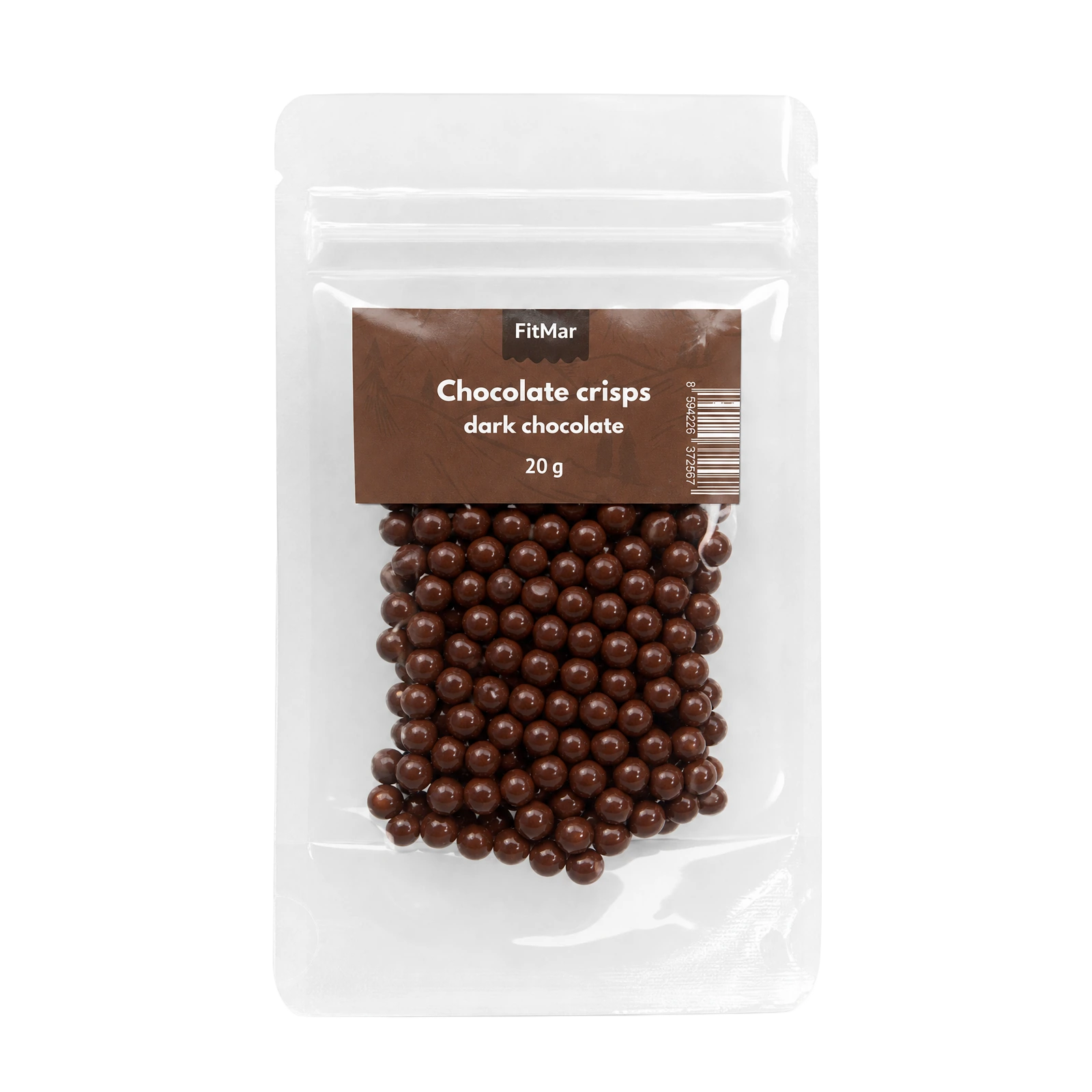 Biluțe crocante pentru cremă - ciocolată neagră 15g