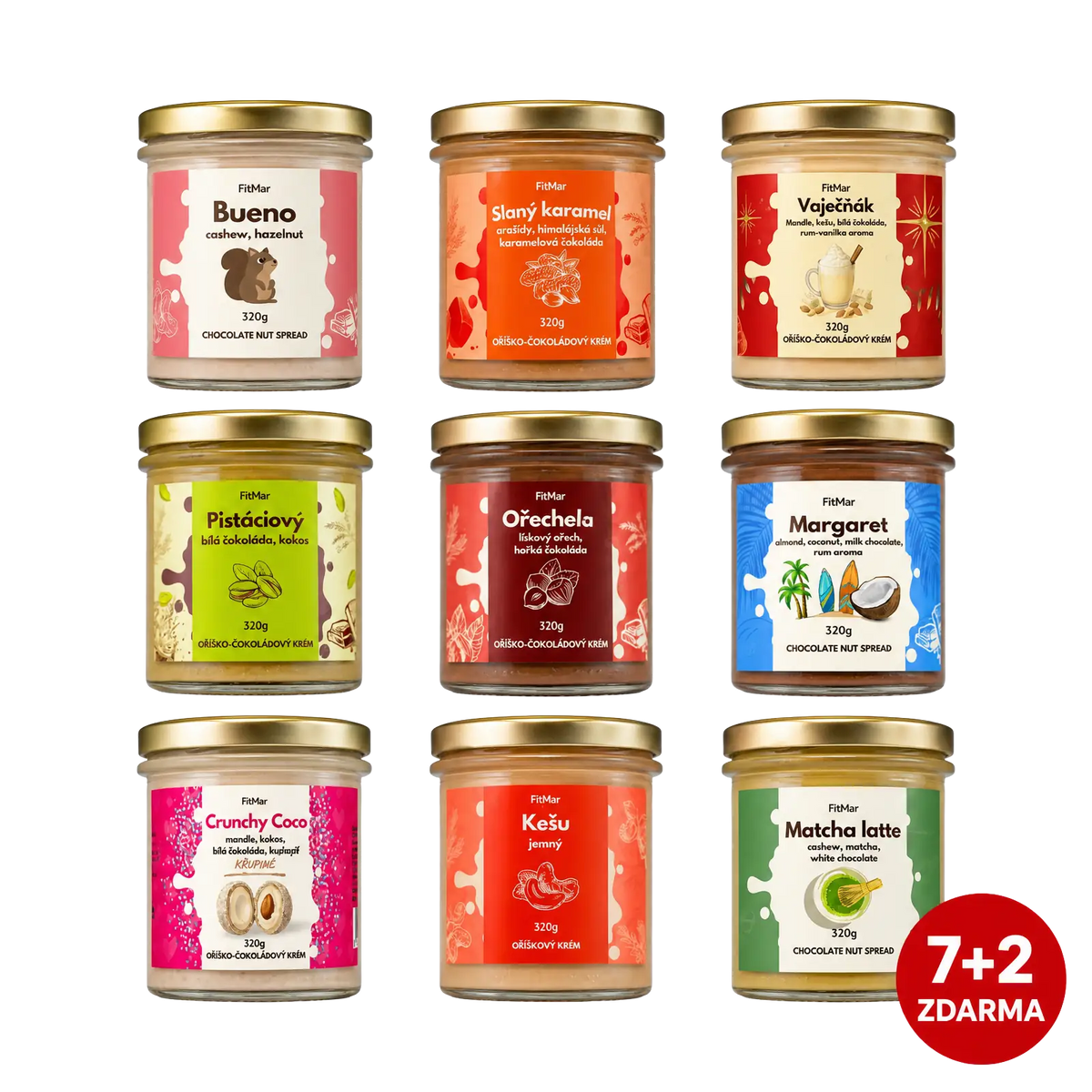 Pachet de degustare creme 8 x 190g