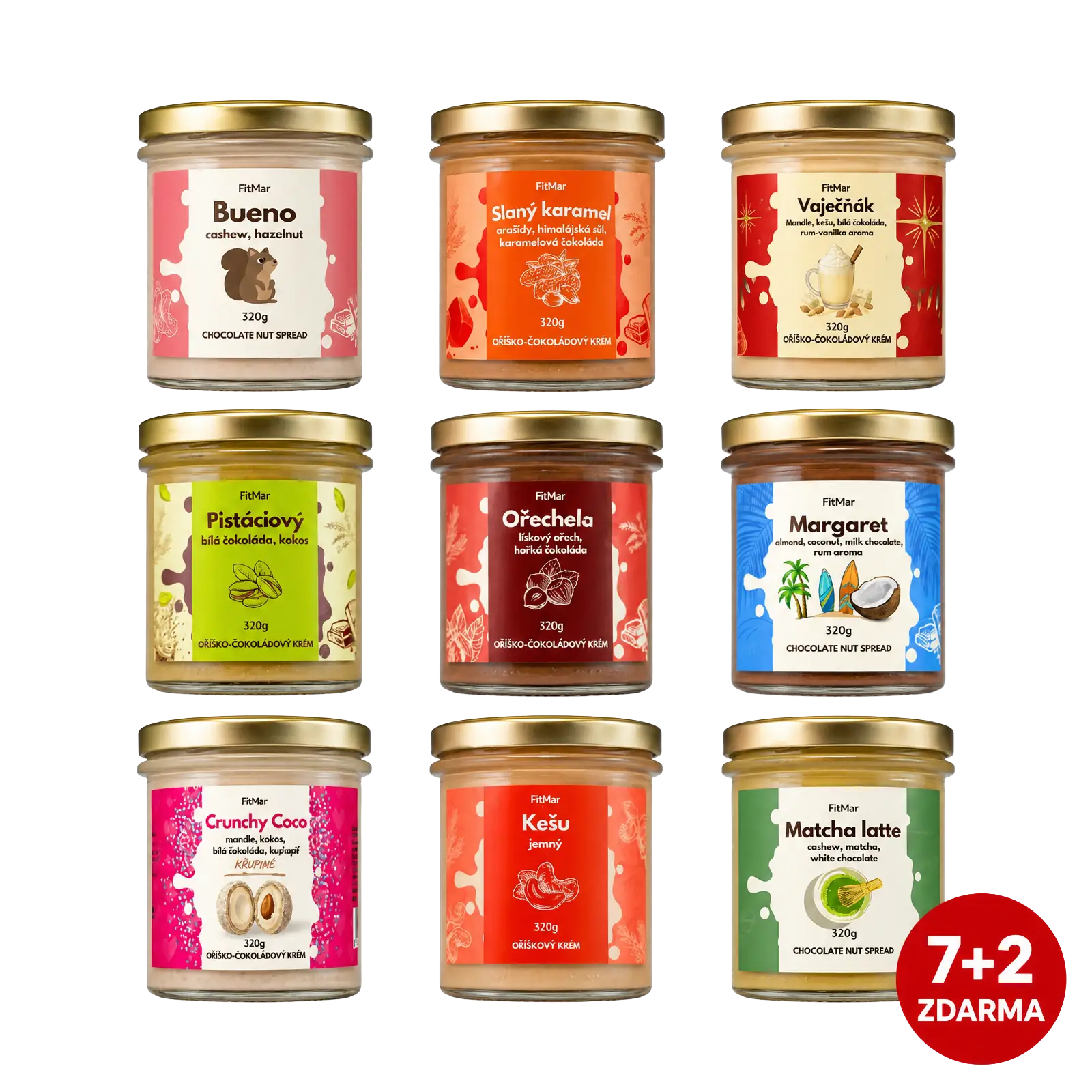 Pachet de degustare creme 8 x 190g