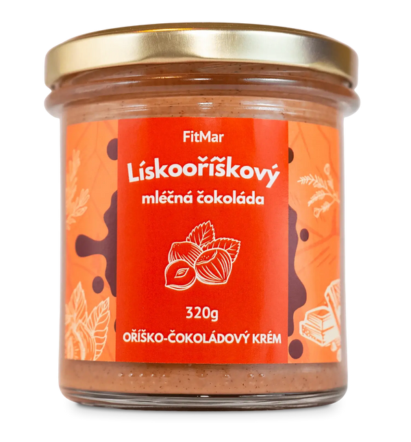 Lískooříškový krém s mléčnou čokoládou - FitMar.cz