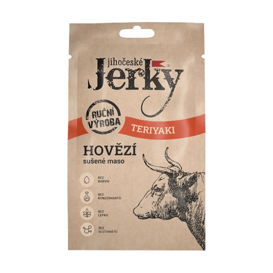Jihočeské Jerky hovězí teriyaki 20 g - FitMar.cz